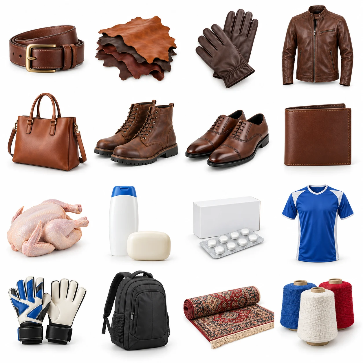 Illustrative product: Leather articles