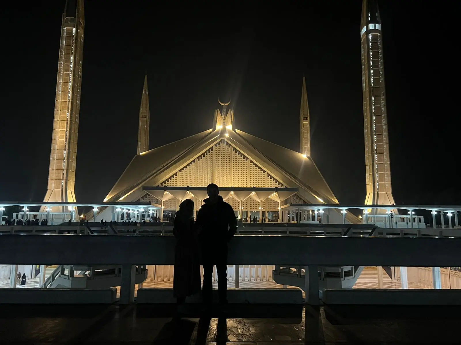 Jason Todd visiting Faisal Mosque in Islamabad, Pakistan