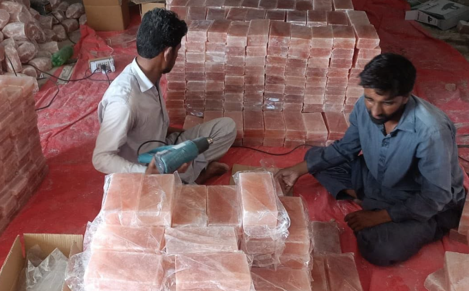 Illustrative product: Salt tiles, blocks & bricks